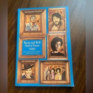 RARE  Rock & Roll Hall of Fame 1999 Fourteenth Annual Induction Dinner Program